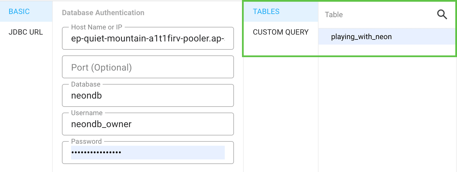 Looker studio upload pem file